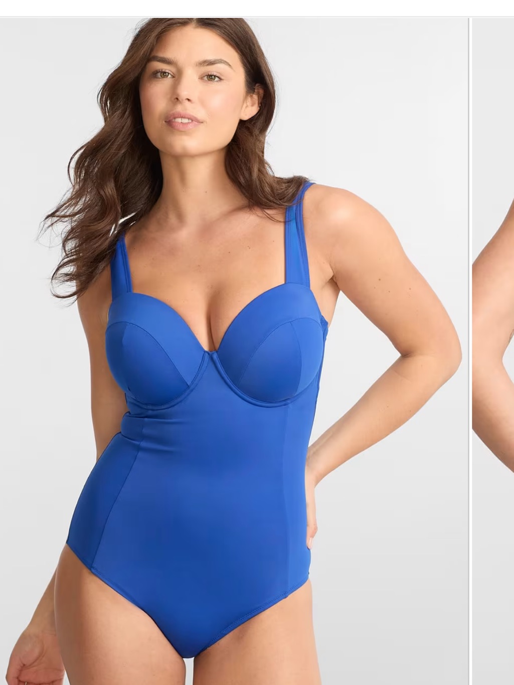 New Bare Necessities Surf-The-Web Blue One-Piece Swimsuit